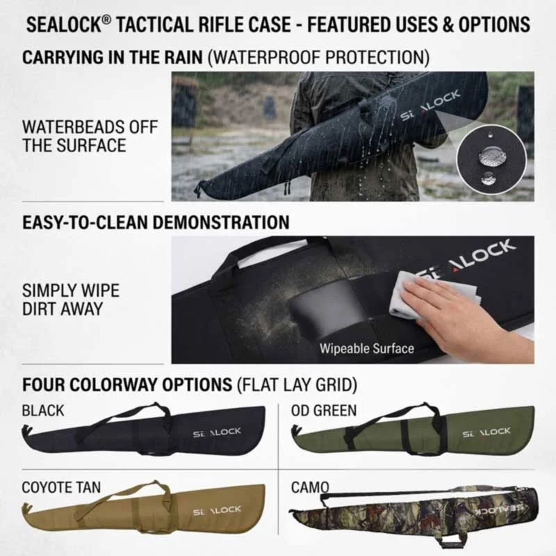 Water-Resistant Gun Case